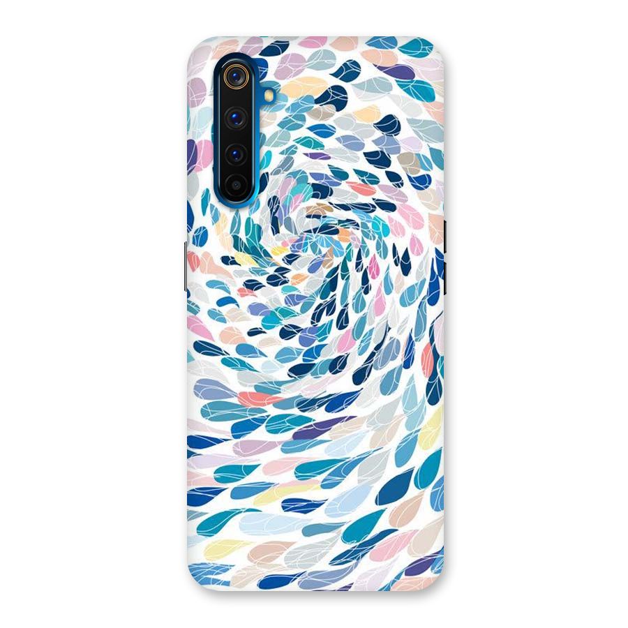Color Droplets Swirls Back Case for Realme 6 Pro