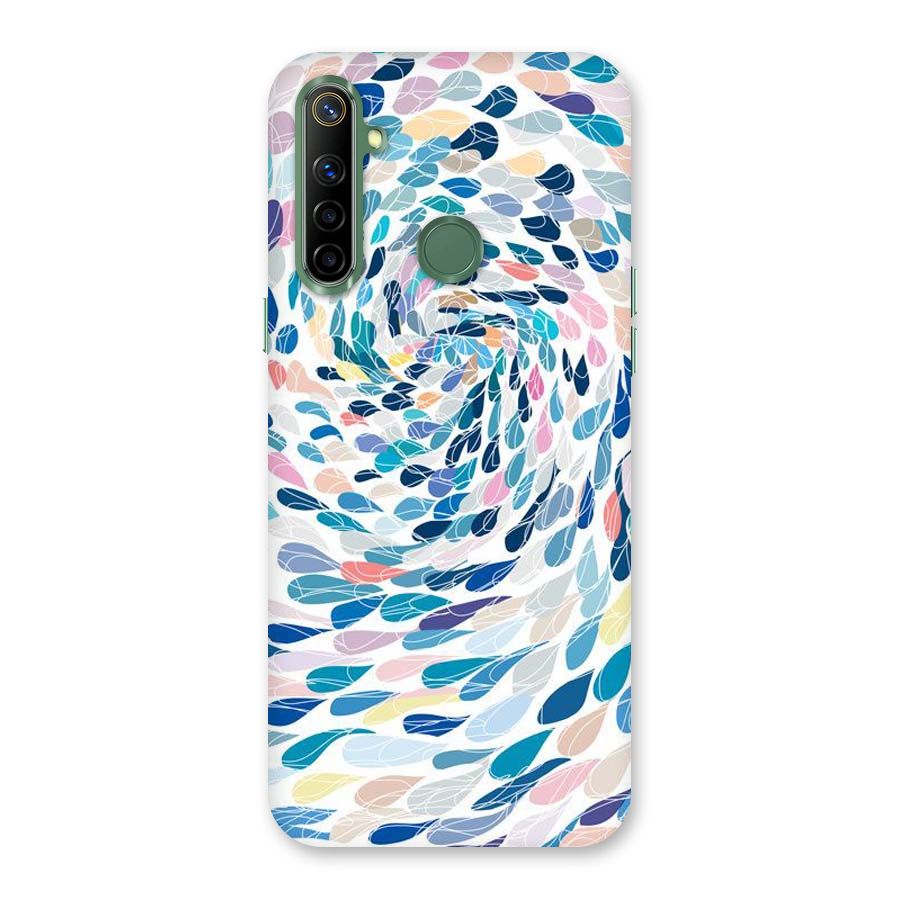 Color Droplets Swirls Back Case for Realme Narzo 10