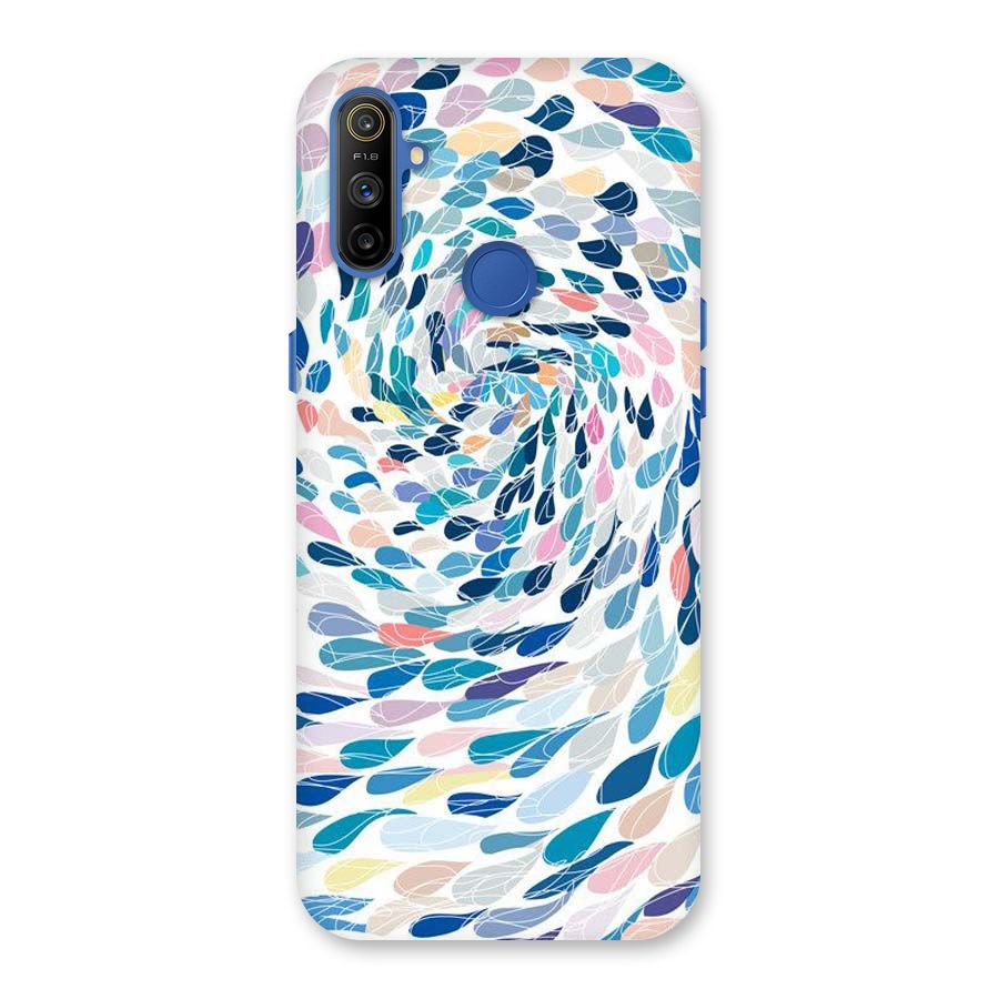 Color Droplets Swirls Back Case for Realme Narzo 10A