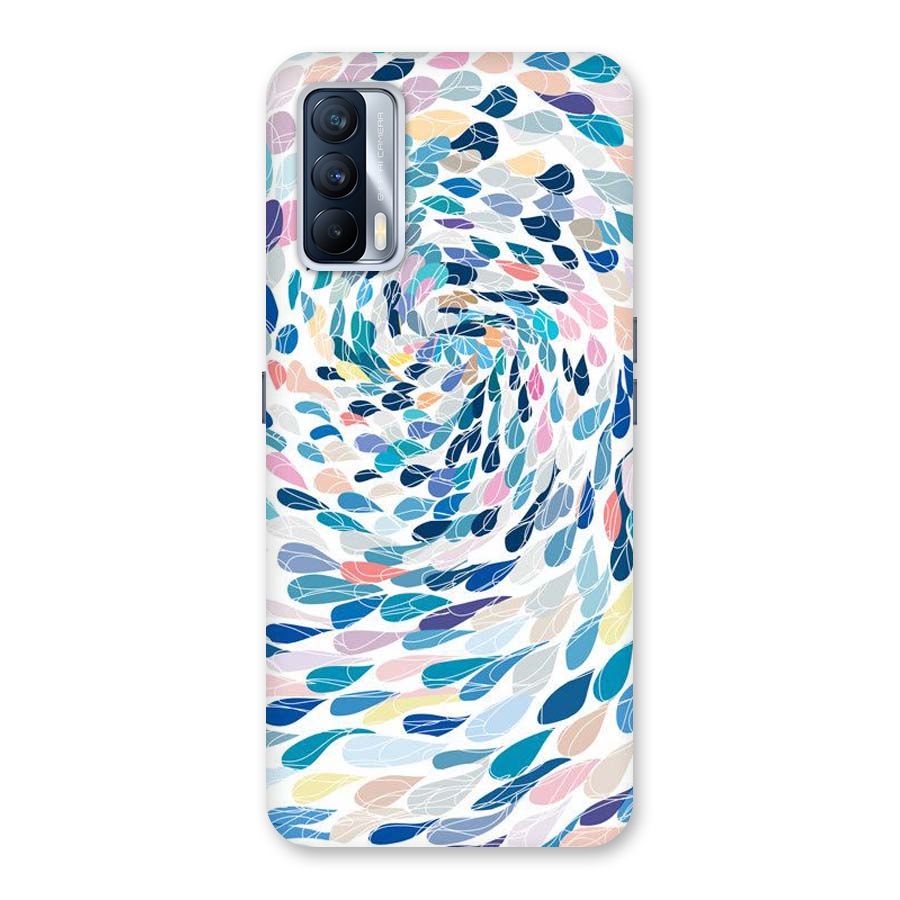 Color Droplets Swirls Back Case for Realme X7