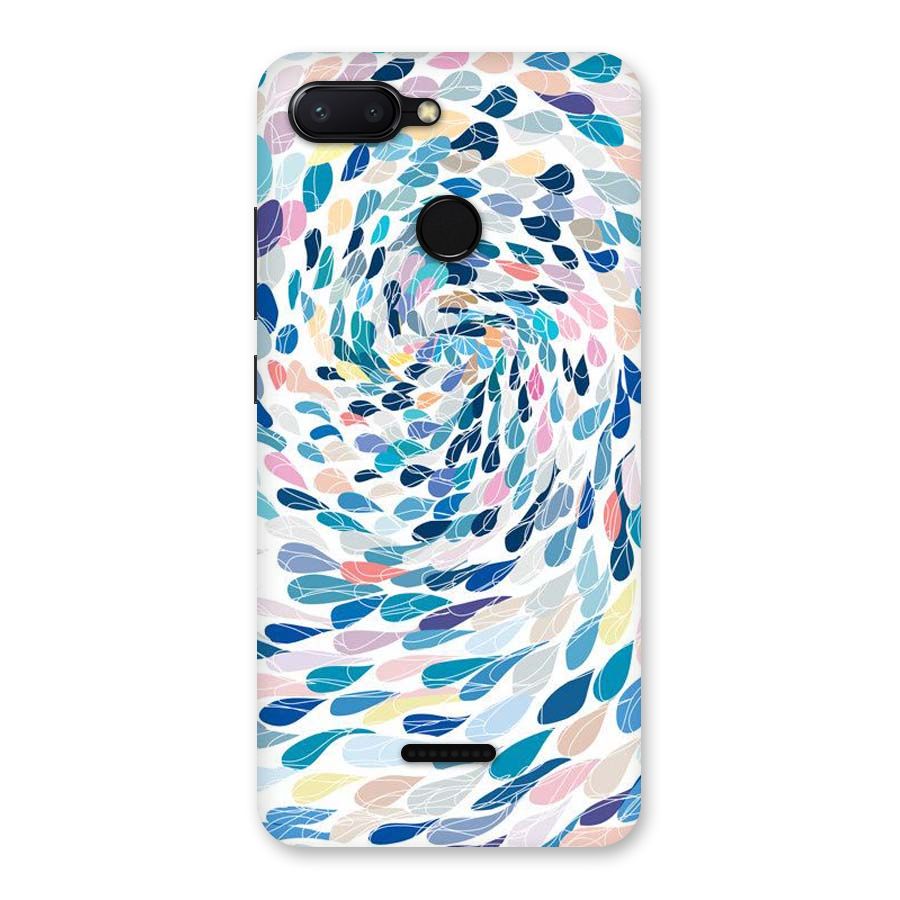 Color Droplets Swirls Back Case for Redmi 6