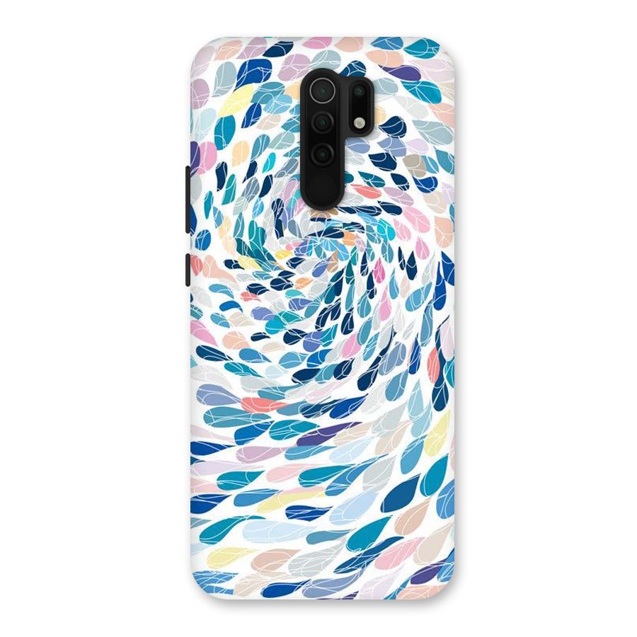 Color Droplets Swirls Back Case for Redmi 9 Prime