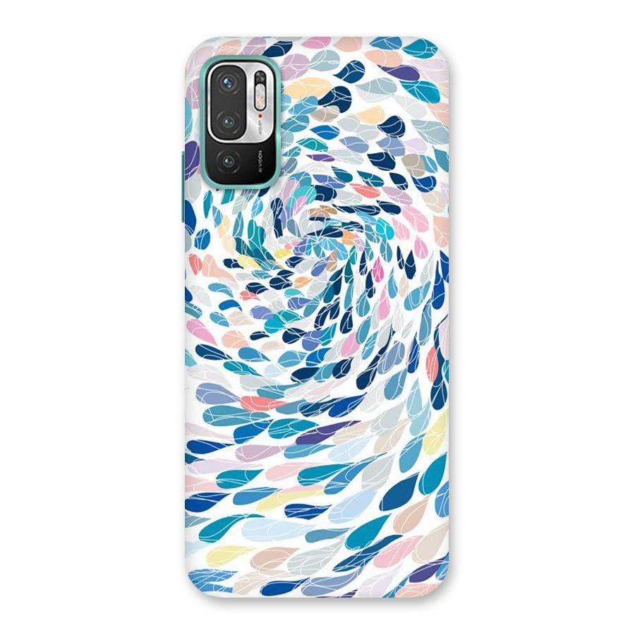 Color Droplets Swirls Back Case for Redmi Note 10T 5G