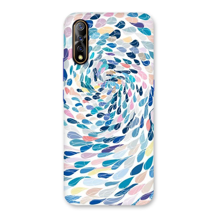 Color Droplets Swirls Back Case for Vivo S1