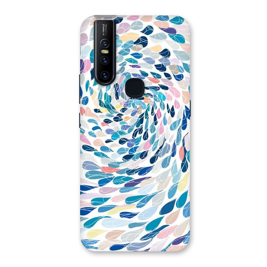 Color Droplets Swirls Back Case for Vivo V15