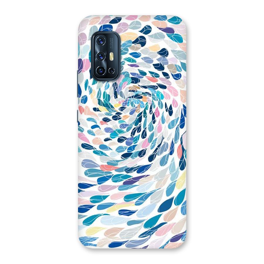 Color Droplets Swirls Back Case for Vivo V17