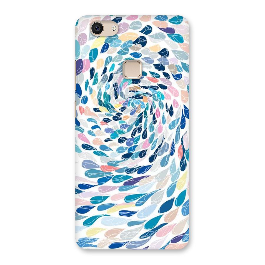 Color Droplets Swirls Back Case for Vivo V7