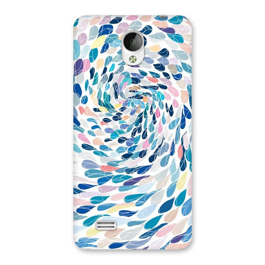 Color Droplets Swirls Back Case for Vivo Y21
