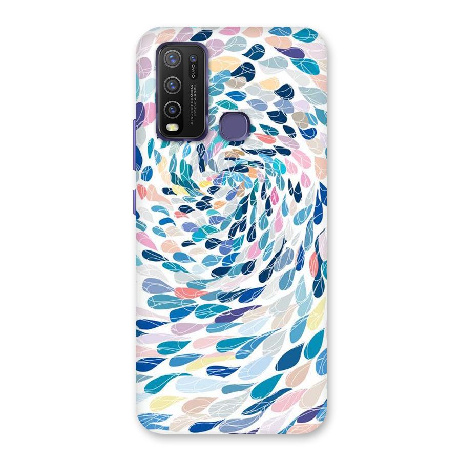 Color Droplets Swirls Back Case for Vivo Y50
