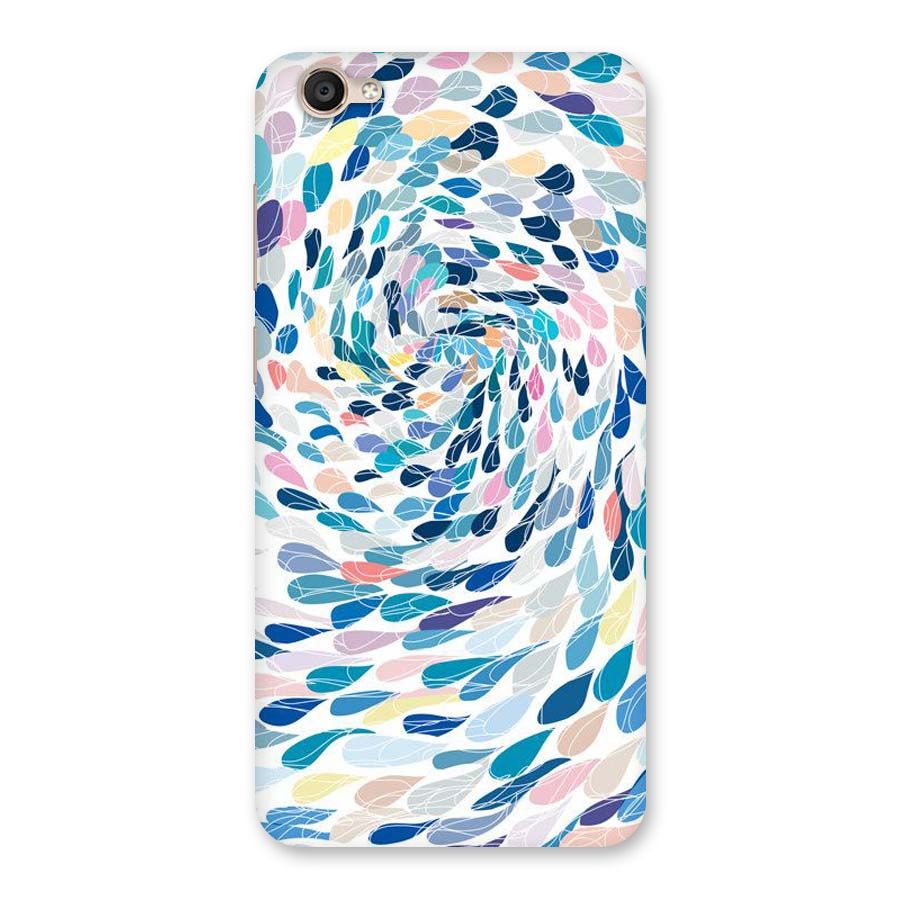 Color Droplets Swirls Back Case for Vivo Y55L