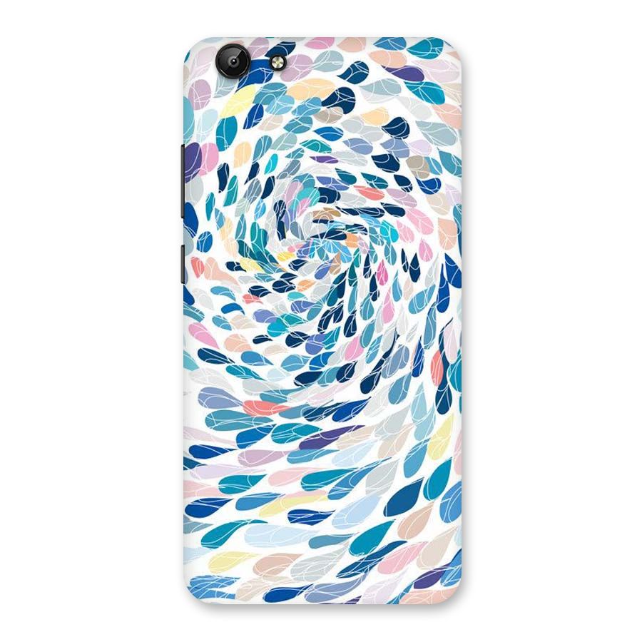 Color Droplets Swirls Back Case for Vivo Y69