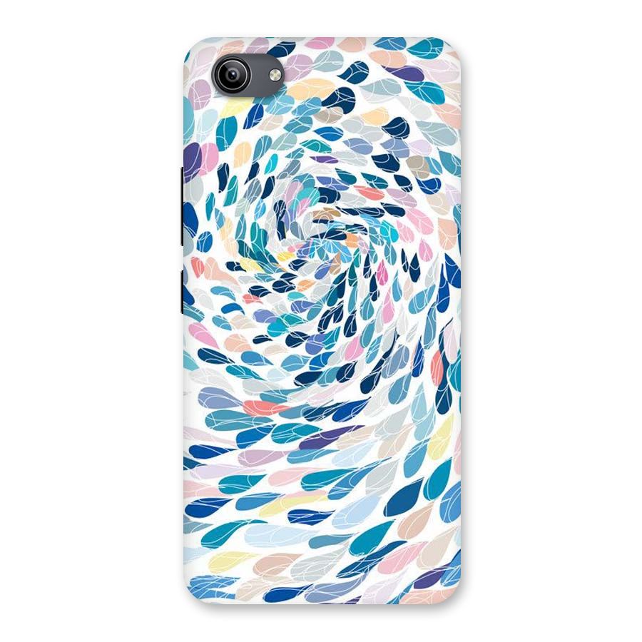 Color Droplets Swirls Back Case for Vivo Y81i