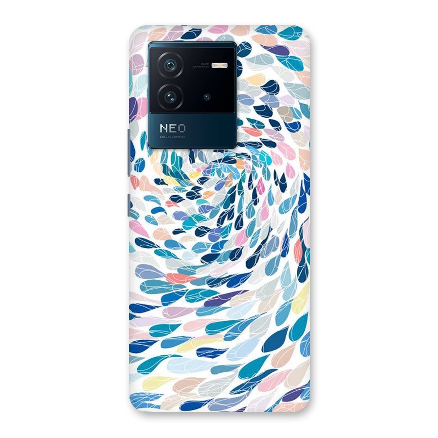 Color Droplets Swirls Back Case for Vivo iQOO Neo 6 5G