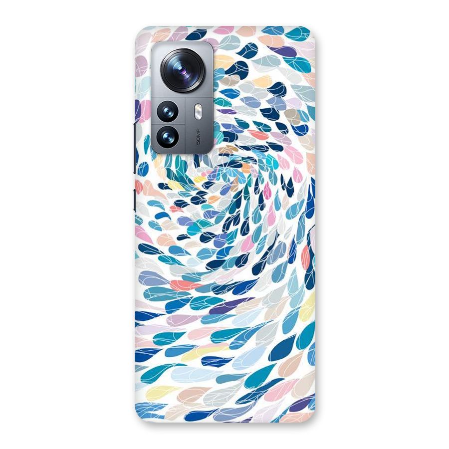 Color Droplets Swirls Back Case for Xiaomi 12 Pro