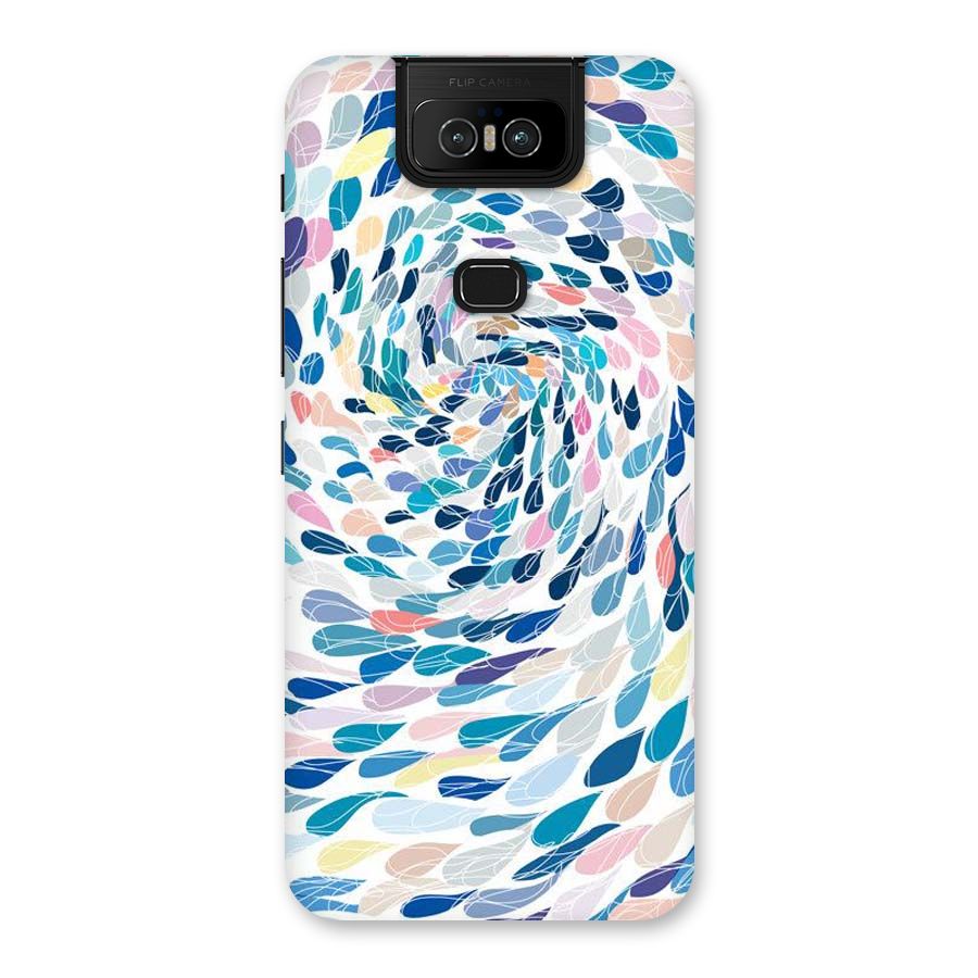 Color Droplets Swirls Back Case for Zenfone 6z