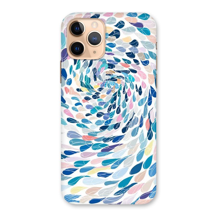 Color Droplets Swirls Back Case for iPhone 11 Pro