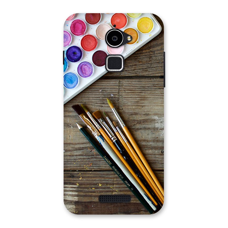 Color Palette and Brush Back Case for Coolpad Note 3 Lite