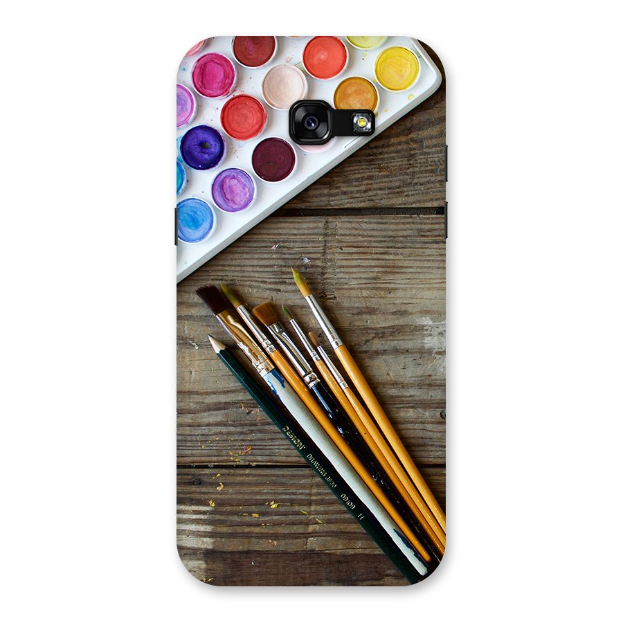 Color Palette and Brush Back Case for Galaxy A5 2017