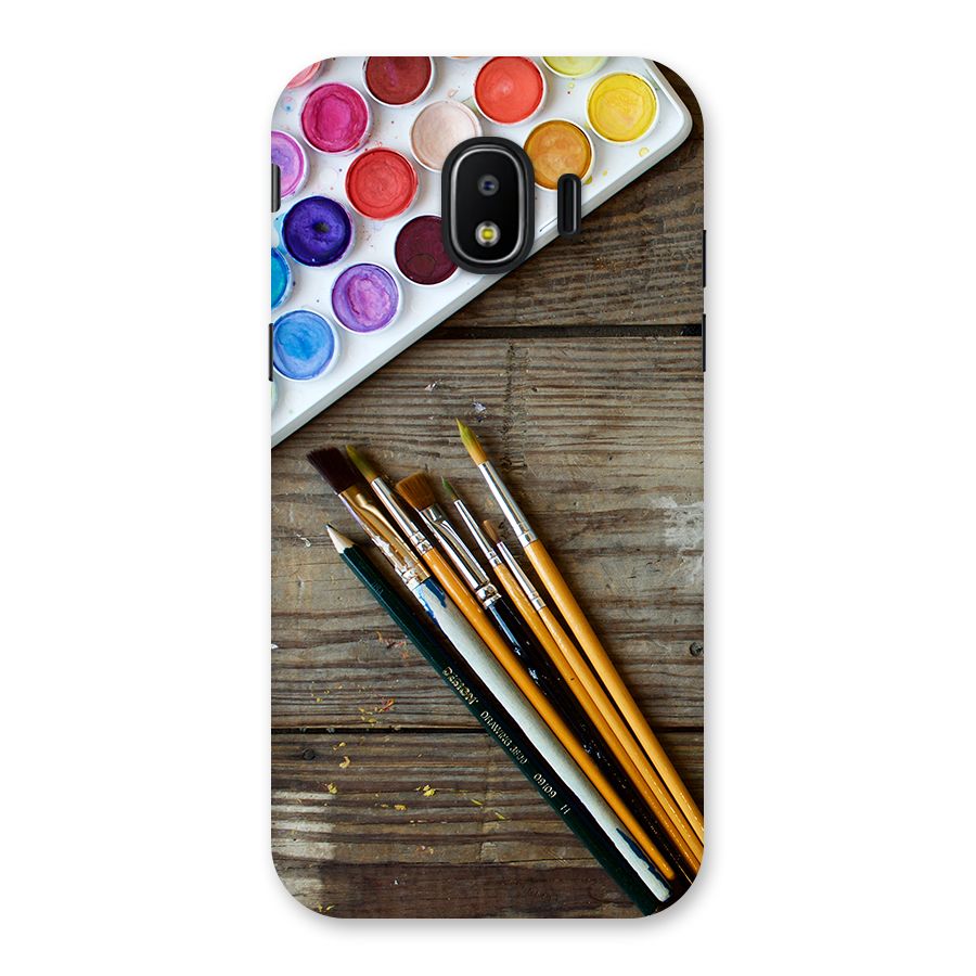 Color Palette and Brush Back Case for Galaxy J2 Pro 2018