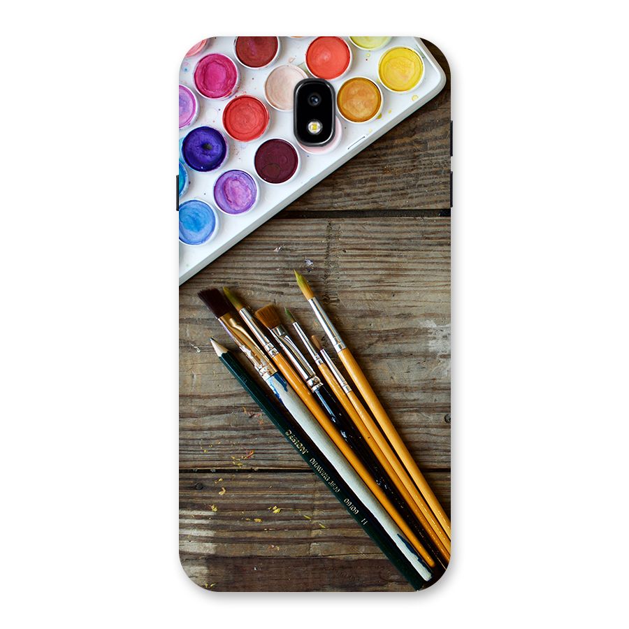 Color Palette and Brush Back Case for Galaxy J7 Pro