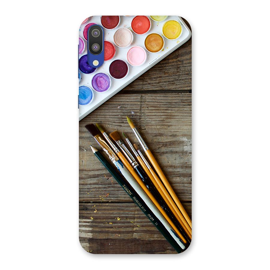 Color Palette and Brush Back Case for Galaxy M10