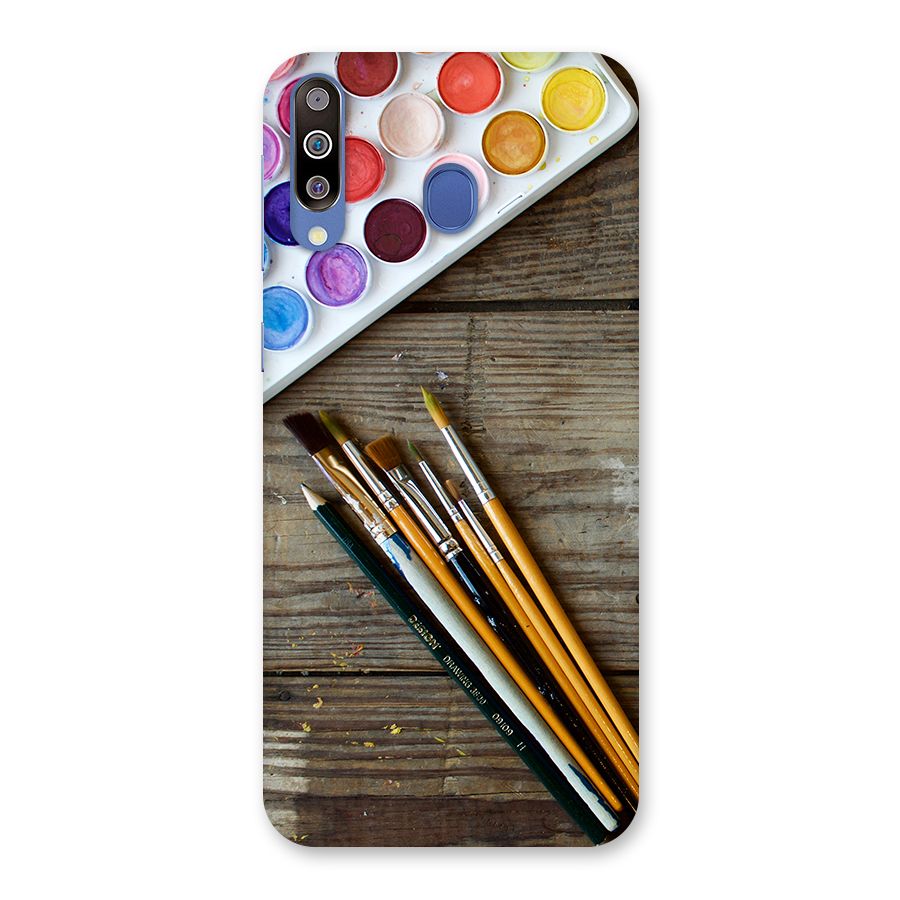 Color Palette and Brush Back Case for Galaxy M30
