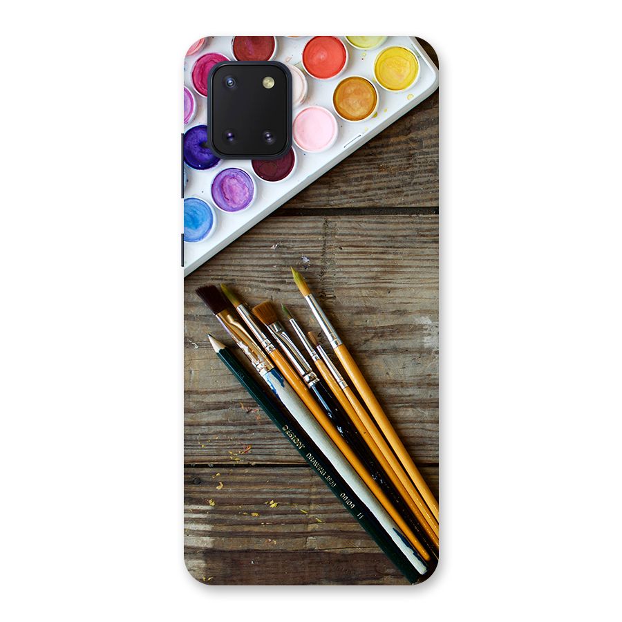 Color Palette and Brush Back Case for Galaxy Note 10 Lite