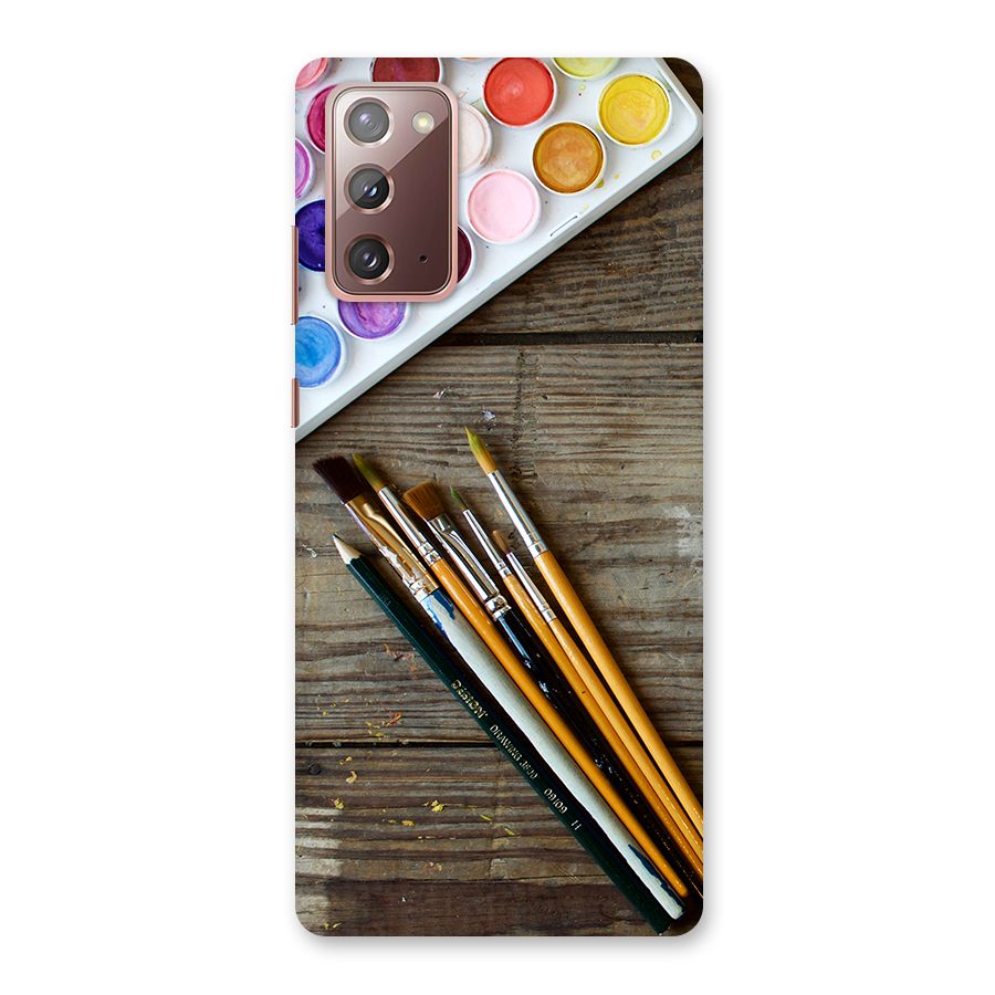 Color Palette and Brush Back Case for Galaxy Note 20