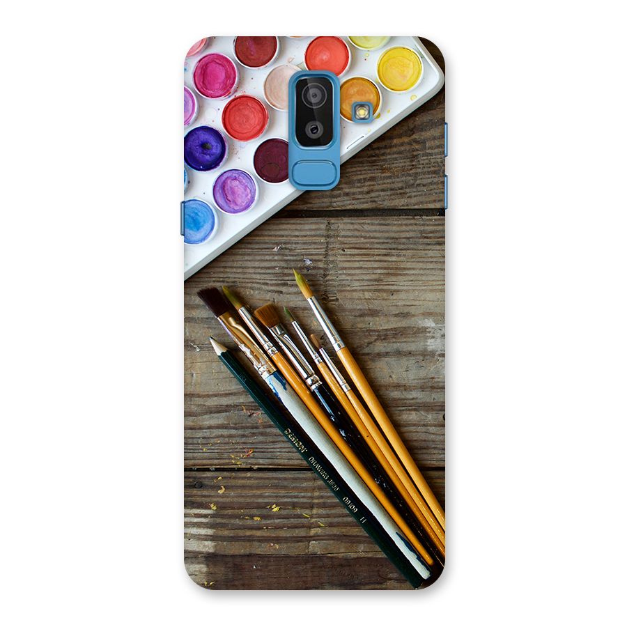 Color Palette and Brush Back Case for Galaxy On8 (2018)