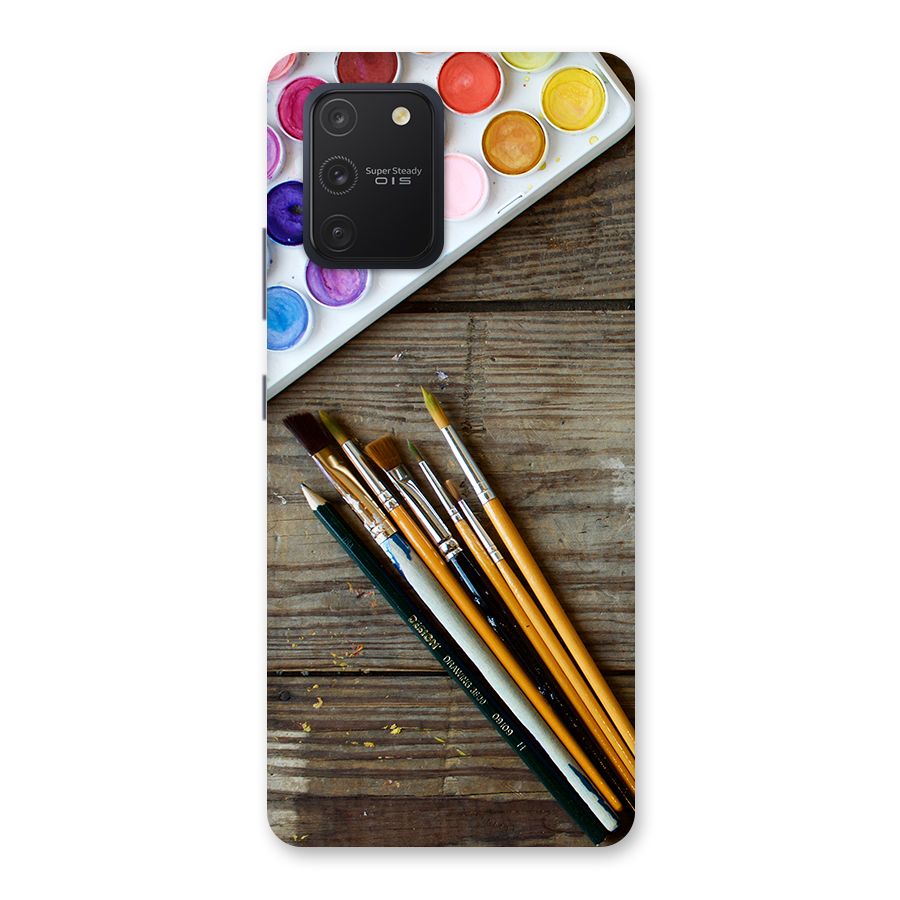 Color Palette and Brush Back Case for Galaxy S10 Lite