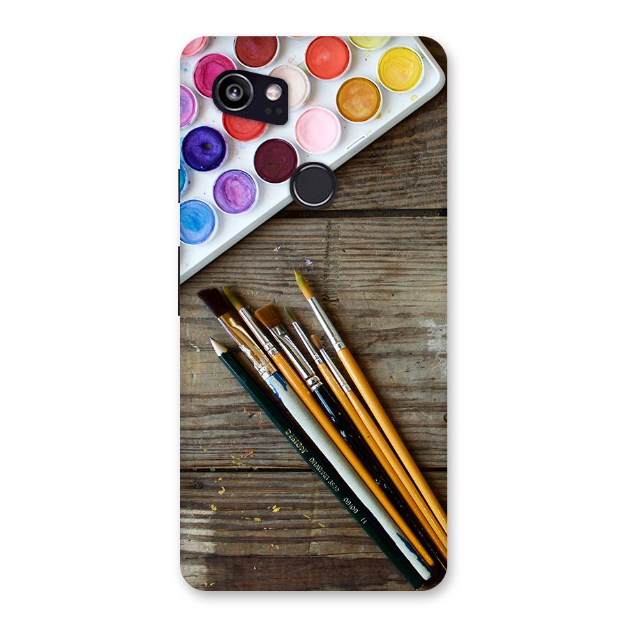 Color Palette and Brush Back Case for Google Pixel 2 XL