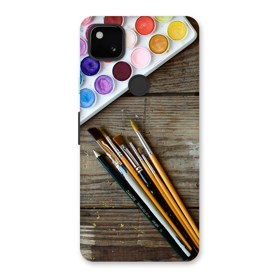 Color Palette and Brush Back Case for Google Pixel 4a