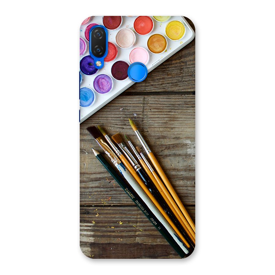 Color Palette and Brush Back Case for Huawei P Smart+