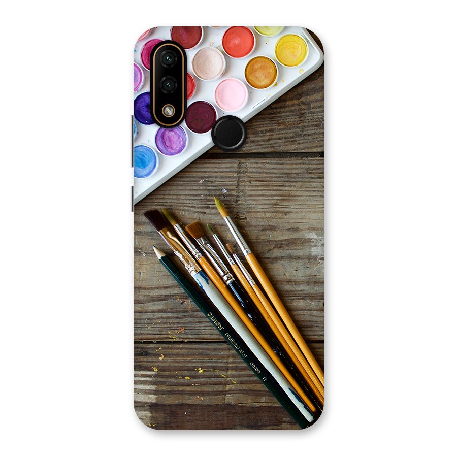 Color Palette and Brush Back Case for Lenovo A6 Note