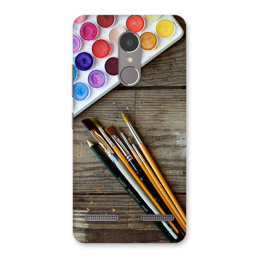 Color Palette and Brush Back Case for Lenovo K6 Power