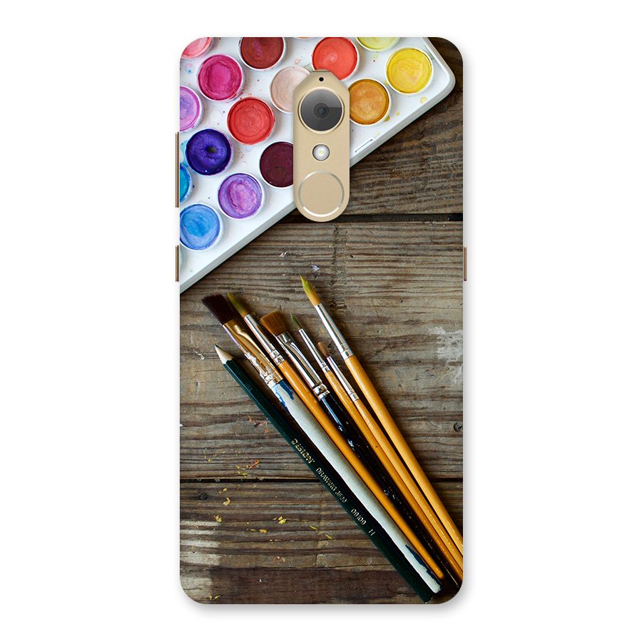 Color Palette and Brush Back Case for Lenovo K8