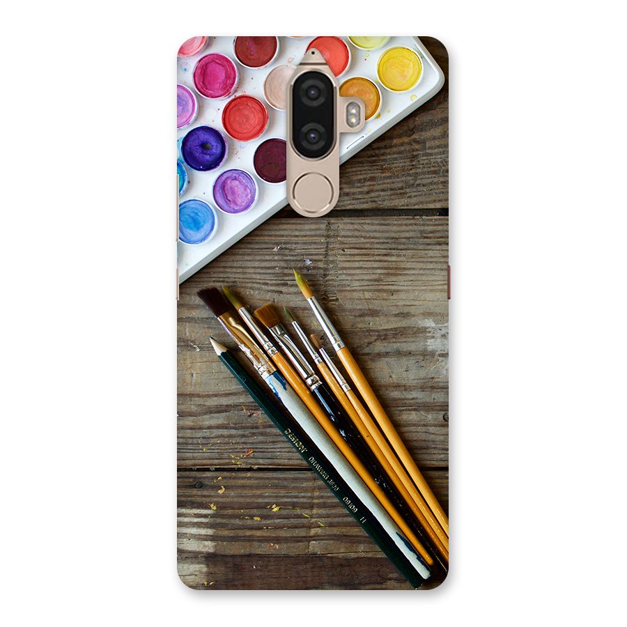 Color Palette and Brush Back Case for Lenovo K8 Note