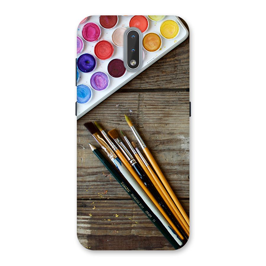 Color Palette and Brush Back Case for Nokia 2.3