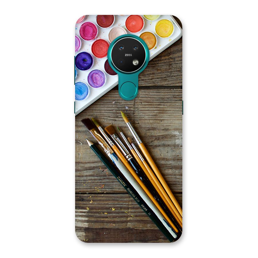 Color Palette and Brush Back Case for Nokia 7.2