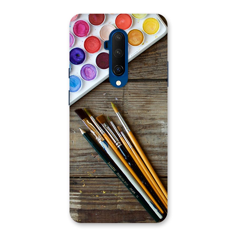 Color Palette and Brush Back Case for OnePlus 7T Pro