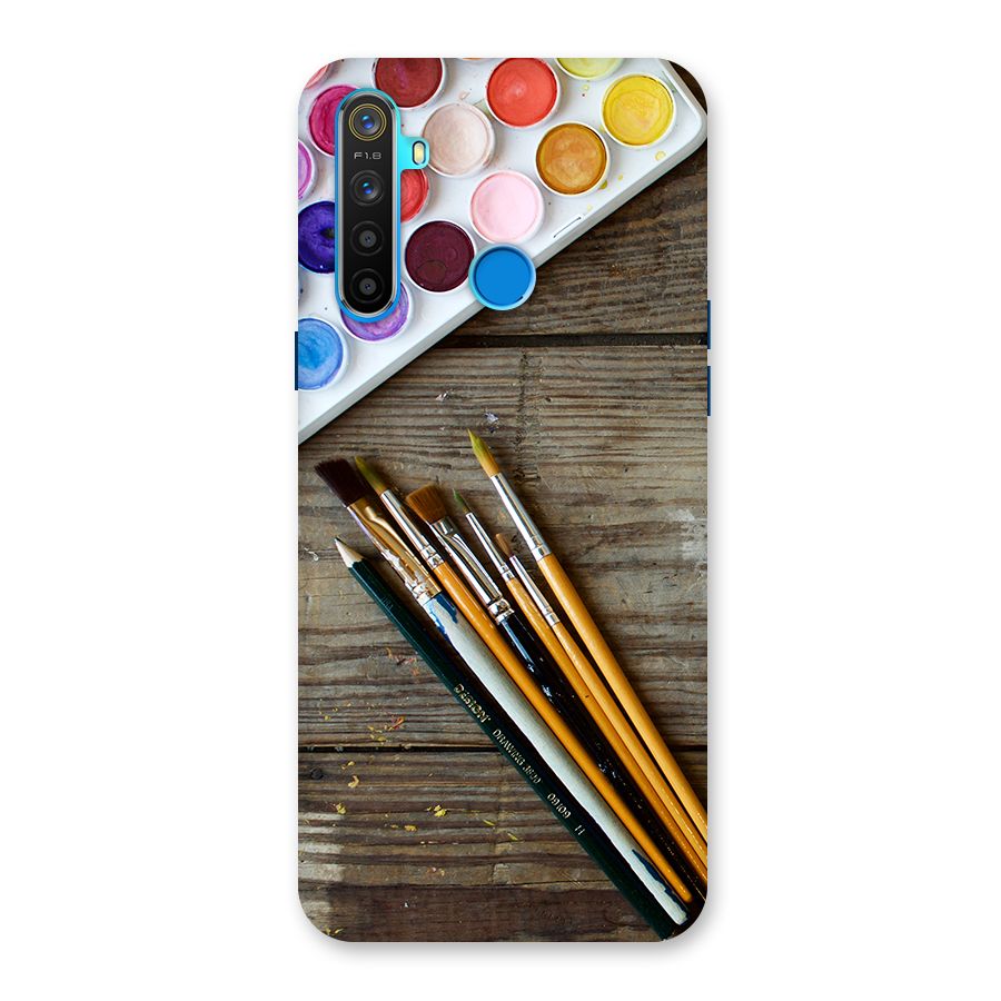 Color Palette and Brush Back Case for Realme 5s