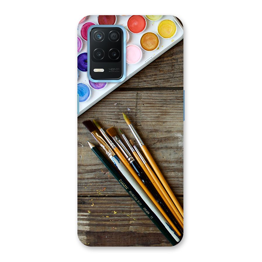 Color Palette and Brush Back Case for Realme 8 5G