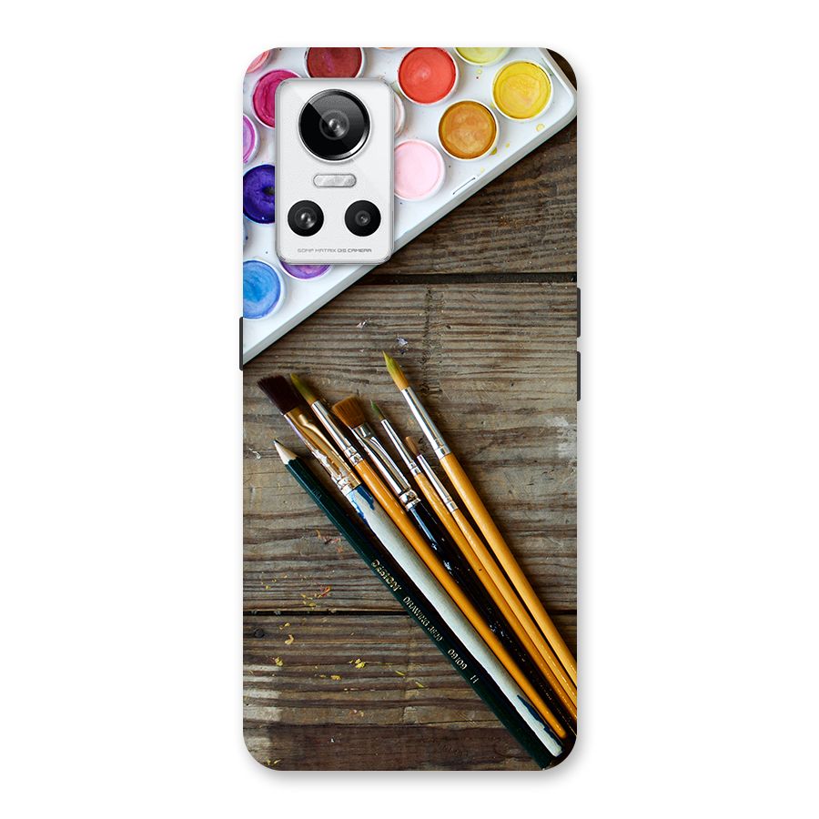 Color Palette and Brush Back Case for Realme GT Neo 3
