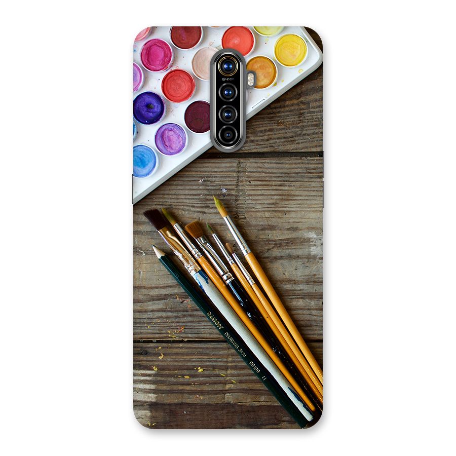 Color Palette and Brush Back Case for Realme X2 Pro