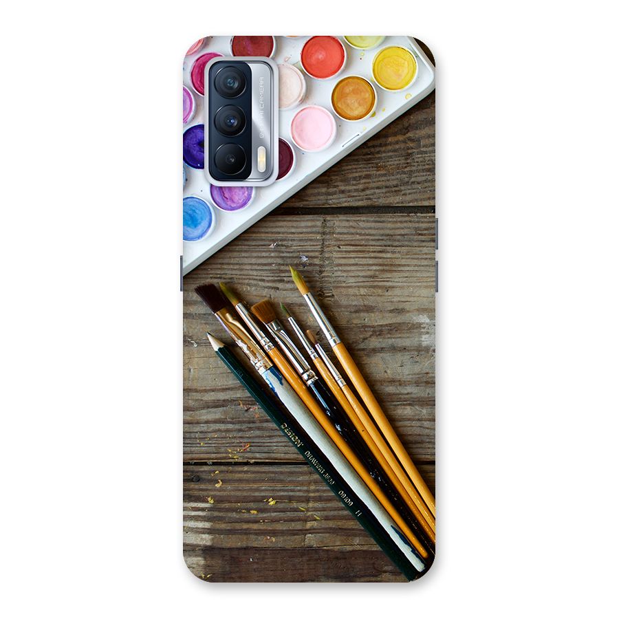 Color Palette and Brush Back Case for Realme X7