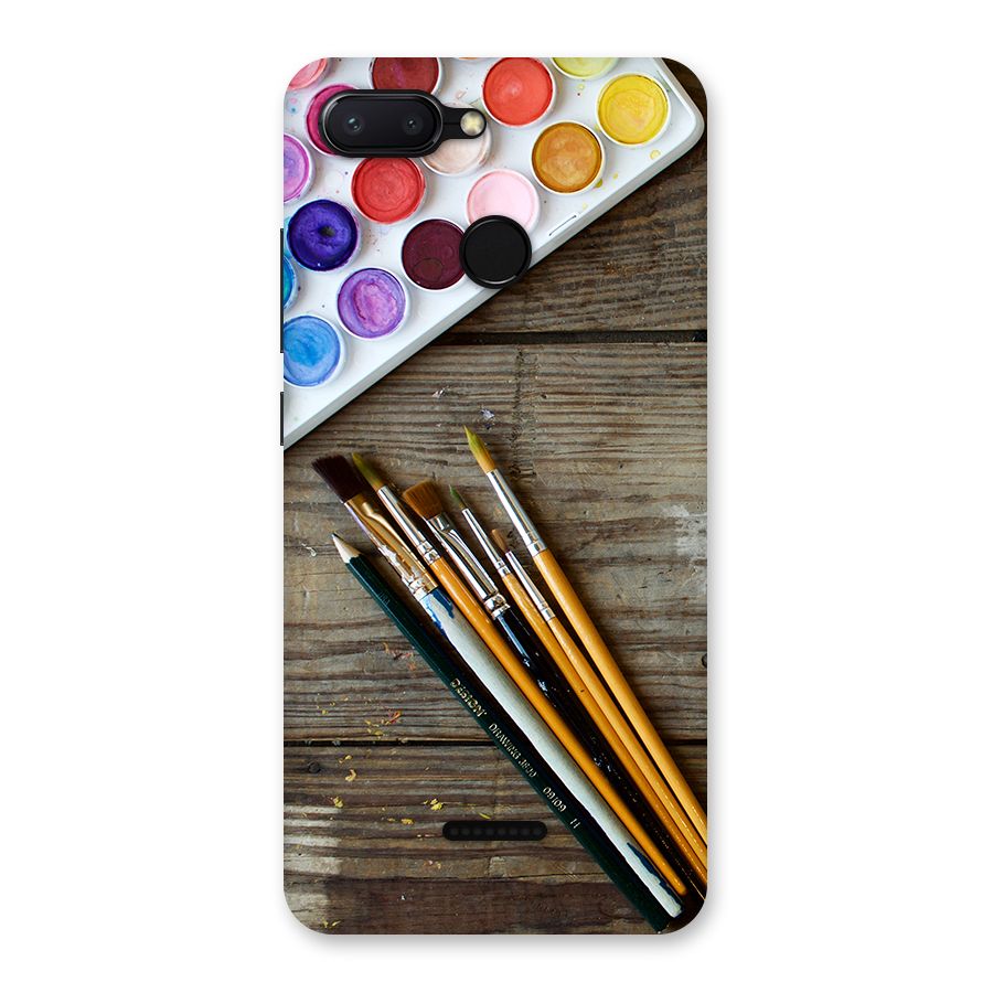 Color Palette and Brush Back Case for Redmi 6