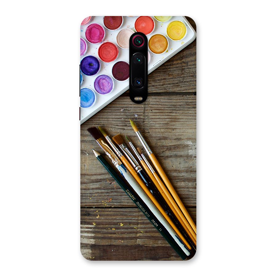 Color Palette and Brush Back Case for Redmi K20 Pro