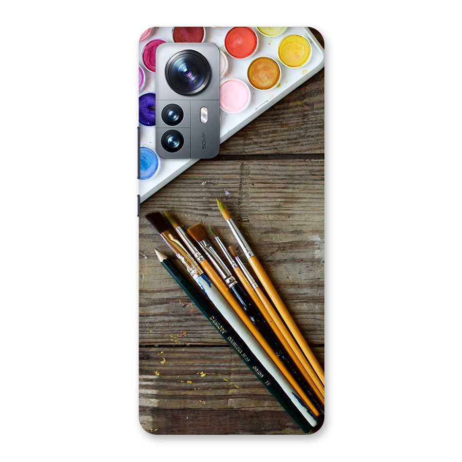 Color Palette and Brush Back Case for Xiaomi 12 Pro
