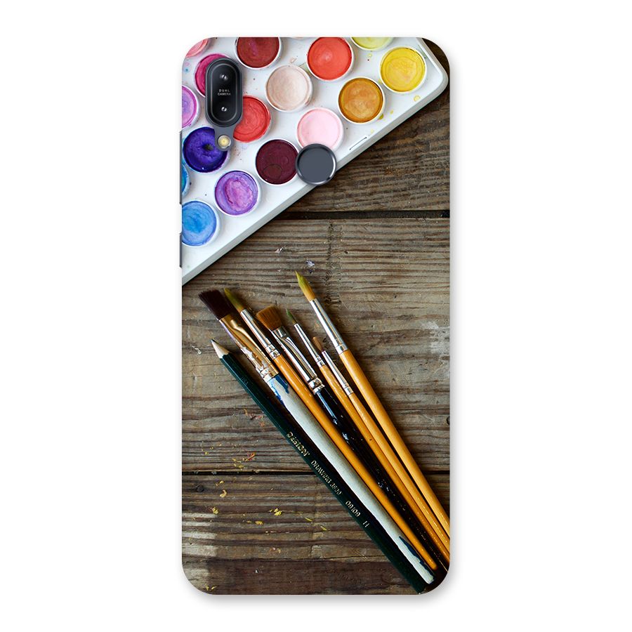 Color Palette and Brush Back Case for Zenfone Max M2