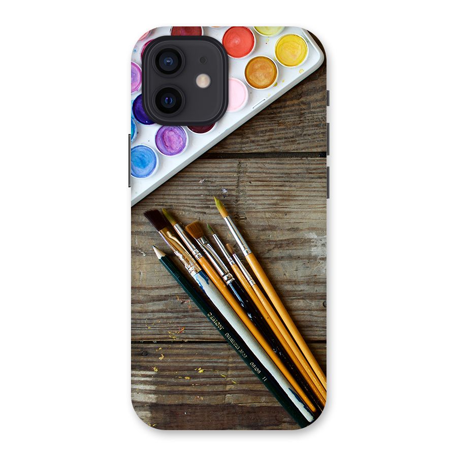 Color Palette and Brush Back Case for iPhone 12
